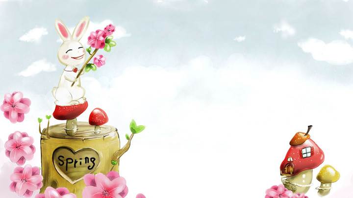 Spring And Pink Flowers
